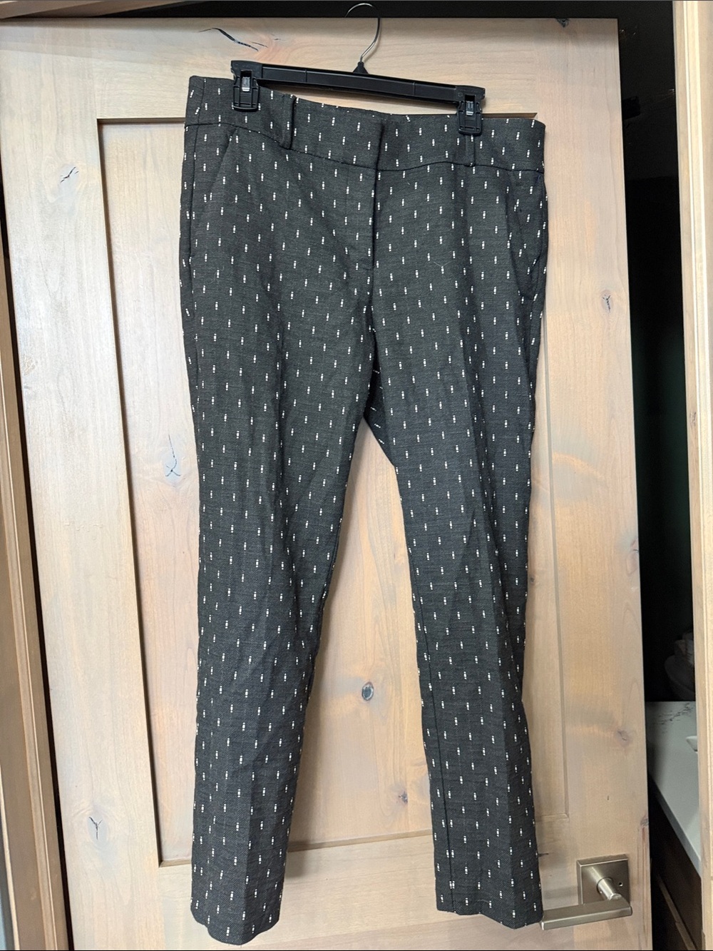 Ann Taylor Charcoal Gray Patterned Men’s Dress Pants